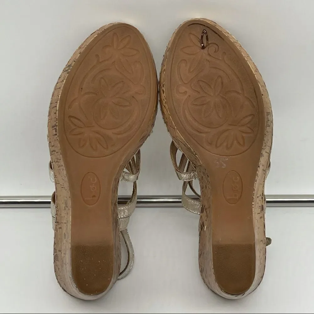 b.o.c. wedge sandals Sz 10M